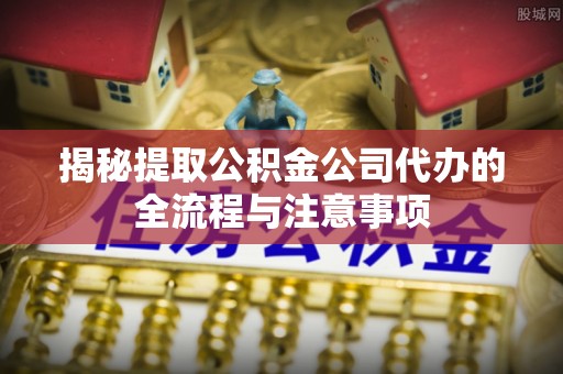 细河揭秘提取公积金公司代办的全流程与注意事项