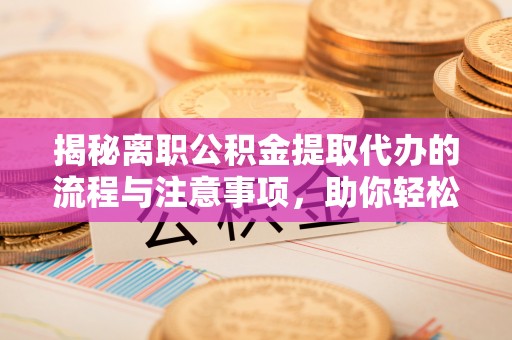 细河揭秘离职公积金提取代办的流程与注意事项，助你轻松拿回属于你的钱！