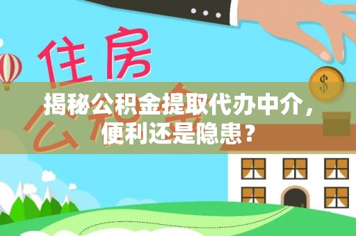 细河揭秘公积金提取代办中介，便利还是隐患？