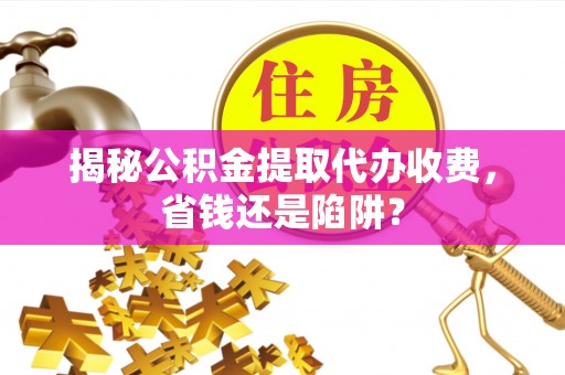 细河揭秘公积金提取代办收费，省钱还是陷阱？