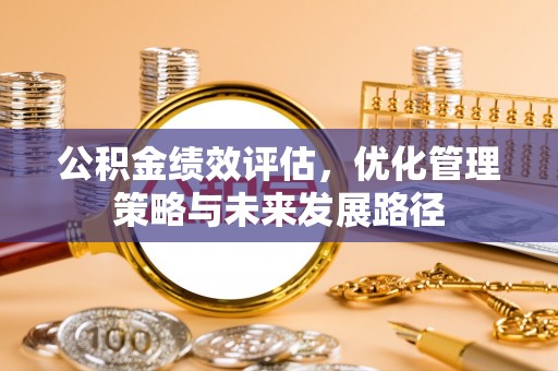 细河公积金绩效评估，优化管理策略与未来发展路径