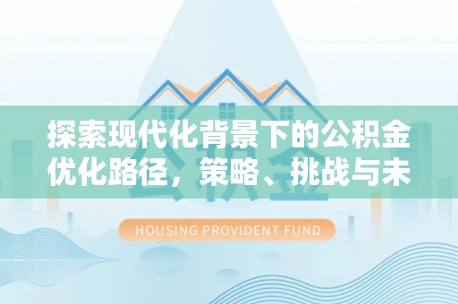 细河探索现代化背景下的公积金优化路径，策略、挑战与未来展望