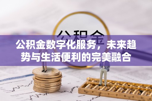 细河公积金数字化服务，未来趋势与生活便利的完美融合