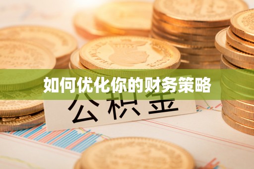 细河如何优化你的财务策略