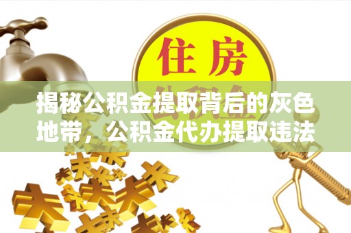 细河揭秘公积金提取背后的灰色地带，公积金代办提取违法不？