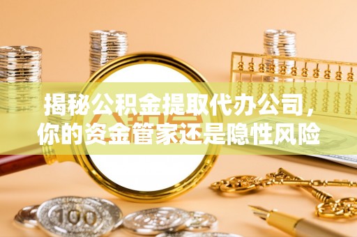 细河揭秘公积金提取代办公司，你的资金管家还是隐性风险？