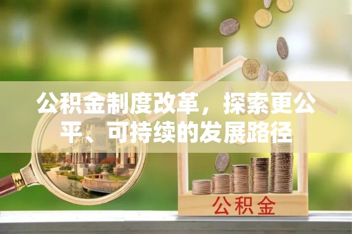 细河公积金制度改革，探索更公平、可持续的发展路径
