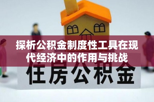 细河探析公积金制度性工具在现代经济中的作用与挑战