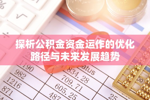 细河探析公积金资金运作的优化路径与未来发展趋势