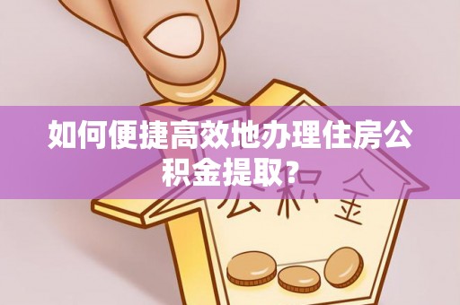 细河如何便捷高效地办理住房公积金提取？